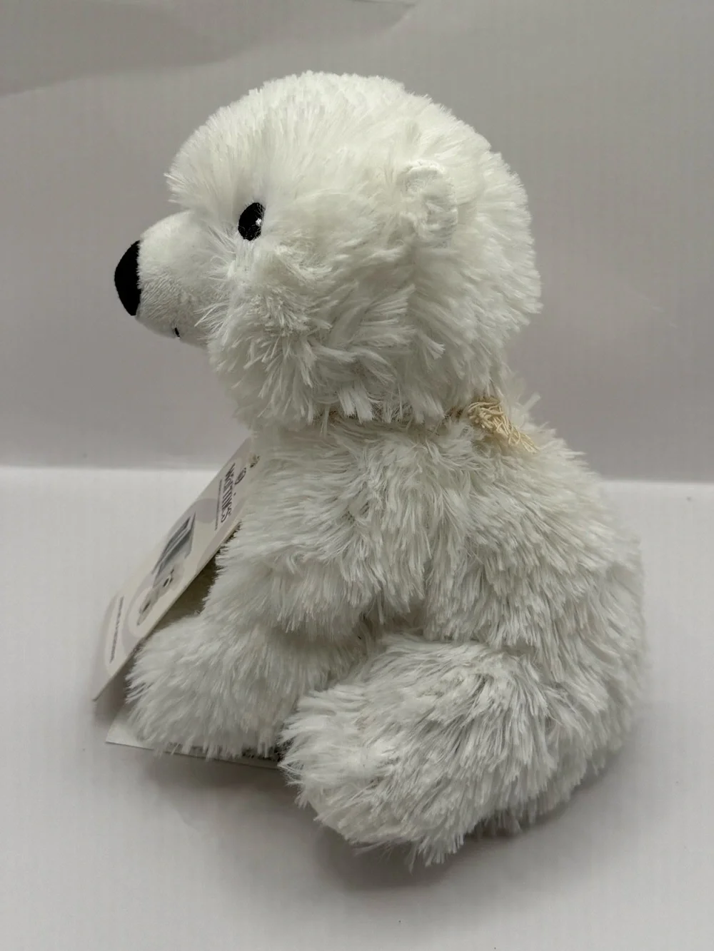 NWT Warmies Junior Polar Bear Stuffed Animal Microwavable Plush